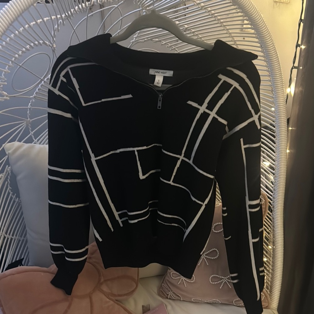 Black and White Women's Sweater